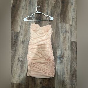 Revolve superdown pale pink mini dress size large!